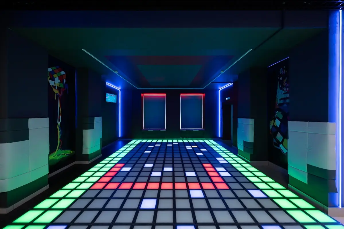 Световой LED-пол в Имба Лава — самый большой в Пермском крае, 30+ интерактивных игр